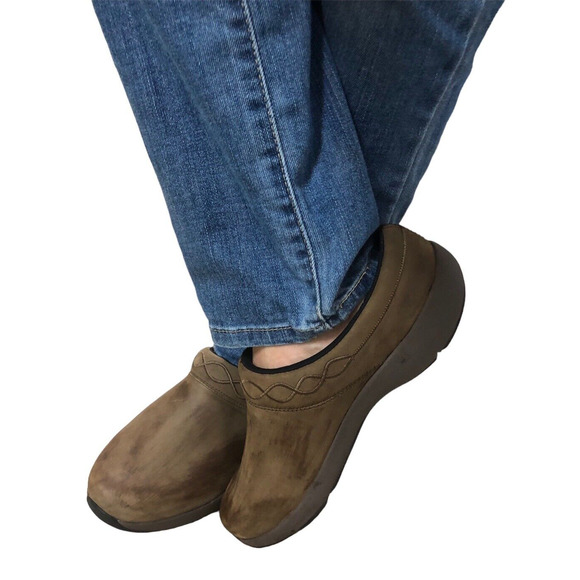 Abeo Pro System Augusta Open Back Mule walnut Rustic Women's Size 9 ($)3998 - Picture 12 of 12